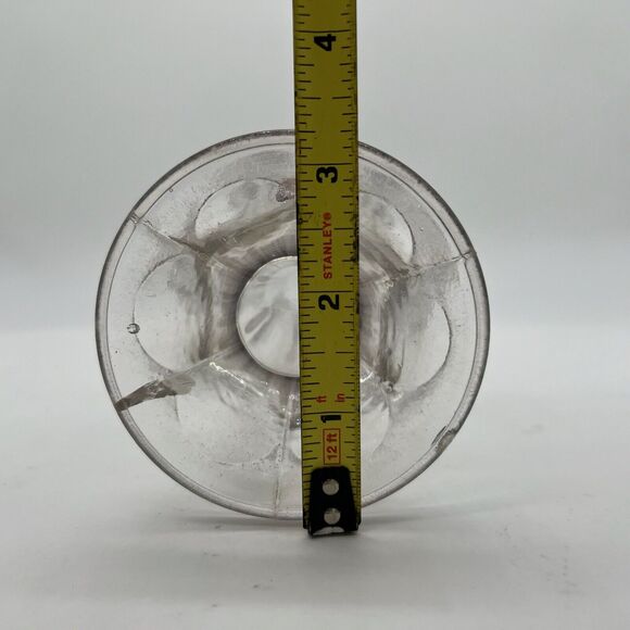 Vintage Clear Glass Swung Vase 11.75” AS IS - Picture 15 of 15